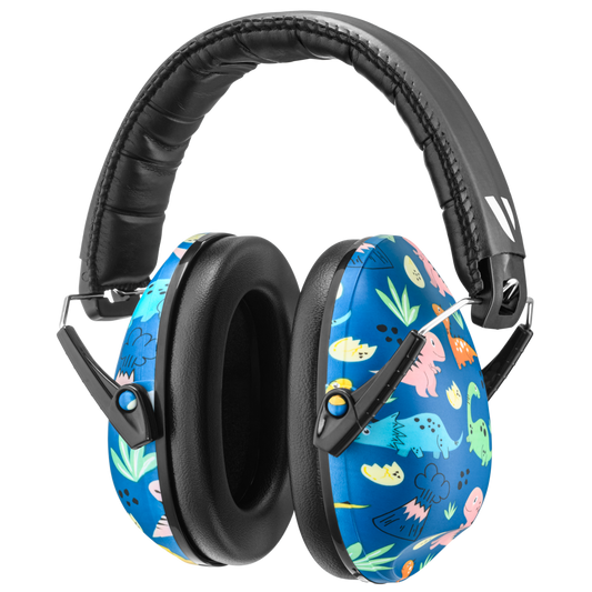 Dinosaur Club - V-Zilla Kid's Earmuffs - Reliable Noise Reduction for Children (27dB SNR)