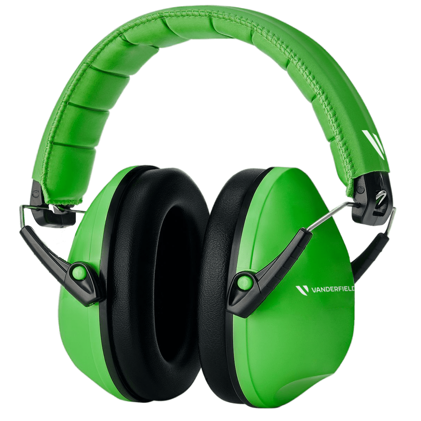 Green - V-Zilla Kid's Earmuffs - Reliable Noise Reduction for Children (27dB SNR)