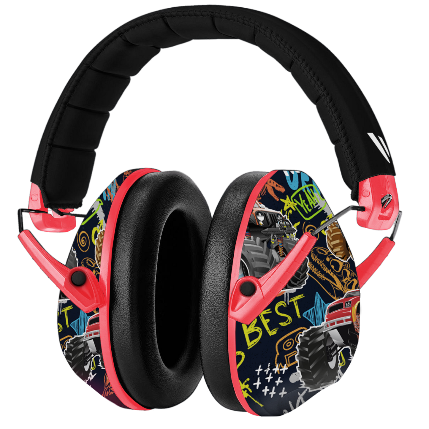 Pink - V-Zilla Kid's Earmuffs - Reliable Noise Reduction for Children (27dB SNR)