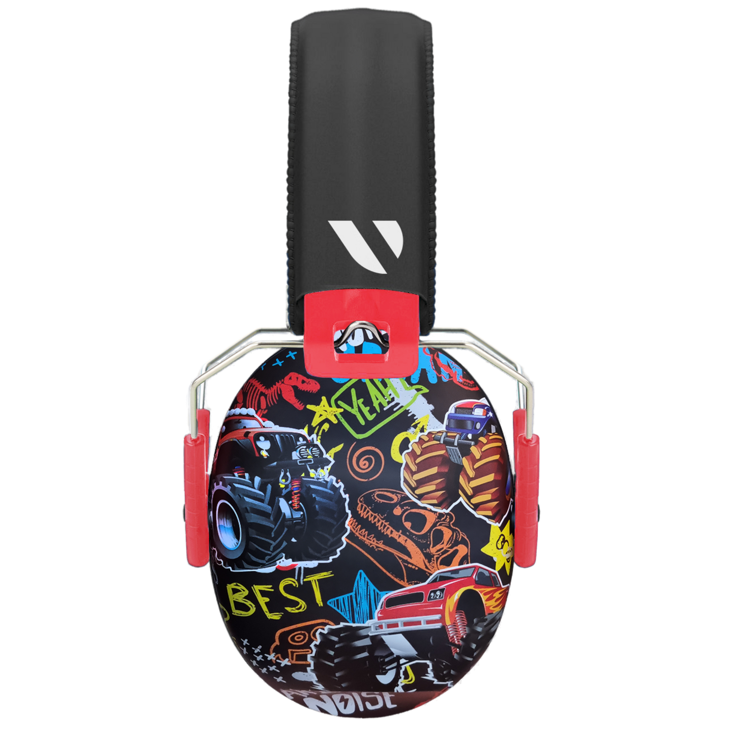 Monster Truck - V-Zilla Kid's Earmuffs - Reliable Noise Reduction for Children (27dB SNR)