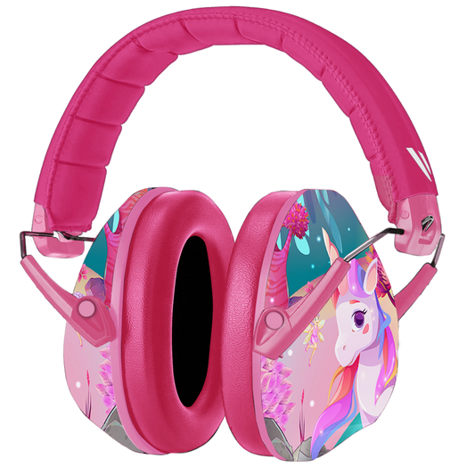 Unicorn Fantasy - V-Zilla Kid's Earmuffs - Reliable Noise Reduction for Children (27dB SNR)