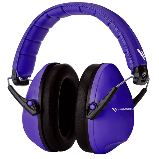 Purple - V-Zilla Kid's Earmuffs - Reliable Noise Reduction for Children (27dB SNR)