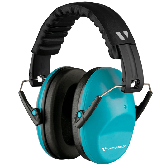 Light blue V-Star Kid's Earmuffs - Comfortable Hearing Protection for Kids (26dB SNR)