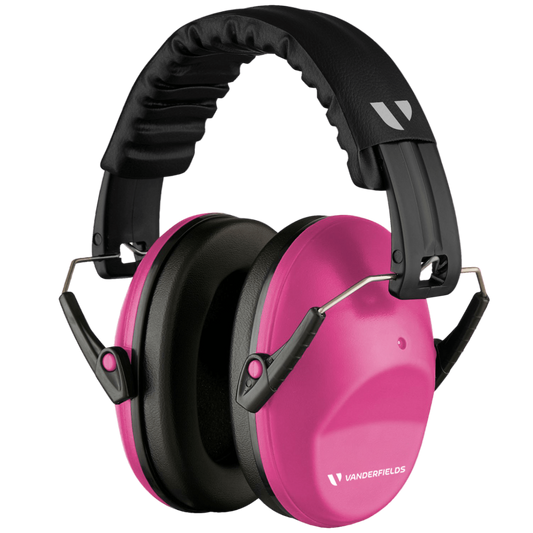 Pink - V-Star Kid's Earmuffs - Comfortable Hearing Protection for Kids (26dB SNR)