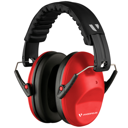 Red - V-Star Kid's Earmuffs - Comfortable Hearing Protection for Kids (26dB SNR)