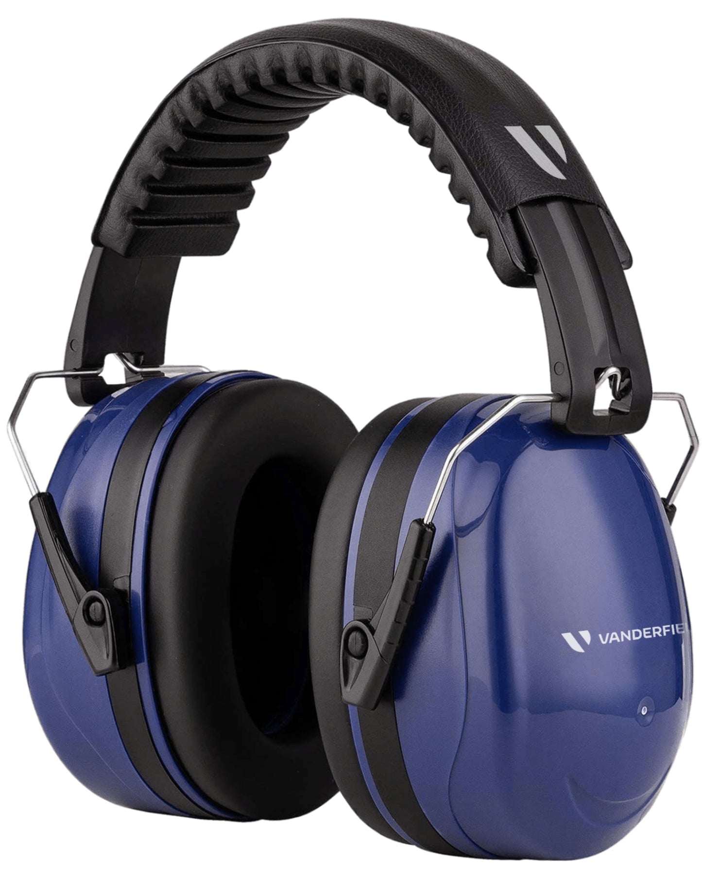Black - V-Fort Professional Passive Noise Cancelling Earmuffs | DIY, Lawn mowing, Construction (32dB SNR)