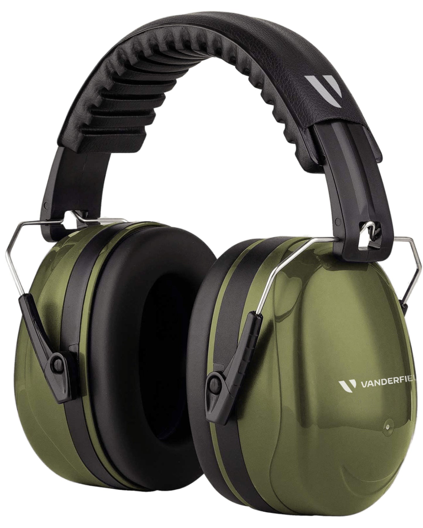 Black - V-Fort Professional Passive Noise Cancelling Earmuffs | DIY, Lawn mowing, Construction (32dB SNR)