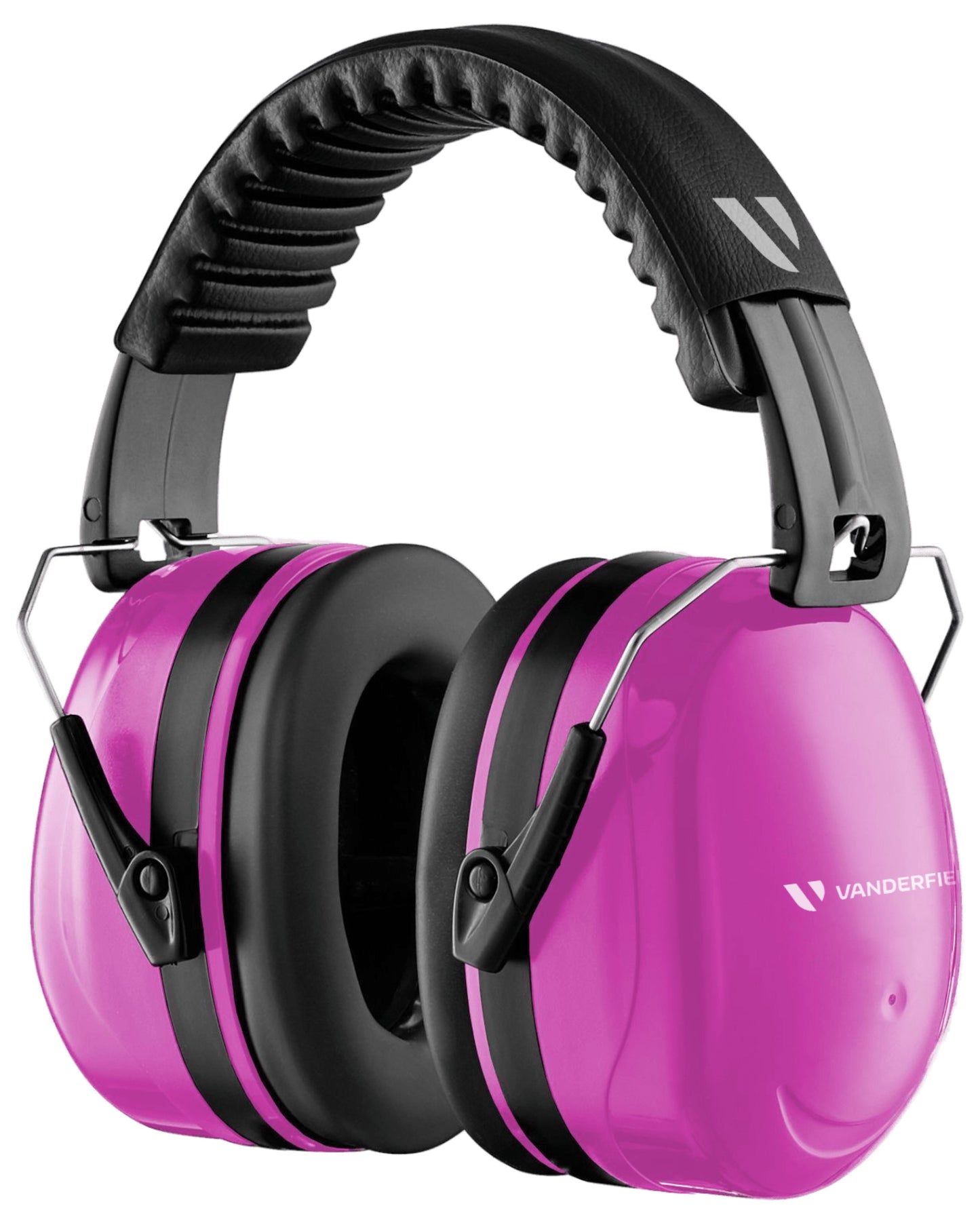 Black - V-Fort Professional Passive Noise Cancelling Earmuffs | DIY, Lawn mowing, Construction (32dB SNR)